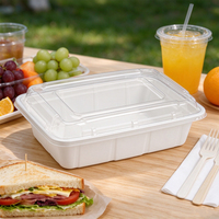 Boîte d'emballage en plastique PET pour noix et céréales, matériaux recyclés, impression UV, gaufrage alimentaire, pour pain soufflé, pâtisseries, biscuits, chips de pommes de terre