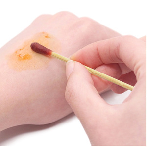 Coton-tiges médicaux stériles Haishi Hainuo à tête unique, emballage aseptique jetable pour usage de désinfection - Product Image 1