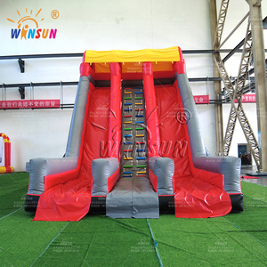 Tobogán acuático inflable comercial para niños y adultos Tobogán acuático negro Tobogán acuático inflable - Product Image 6