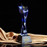 Trophée en cristal pentagramme gravé, style HONOR, personnalisation, récompense pour les grands événements, réunions annuelles, souvenir musical