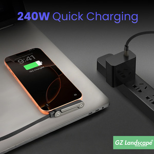 Pengisi daya ponsel multifungsi, kabel Data ponsel tipe c kepang tahan lama 1.5m dapat disesuaikan - Product Image 5