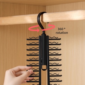 Multi-Functional Plastic Silk Scarf Storage Rack Organize Hanger for <b>Bow</b> Tie Belt Single Household Storage <b>Holder</b> Bathroom - Product Image 4