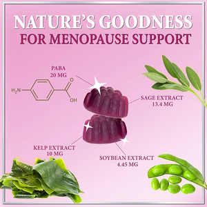 הטוב ביותר גיל המעבר הקלה gummies בריאות תוסף מרכיבים צמחיים pms הקלה מינון גאמא סוכריות טופס בני נוער - Product Image 3