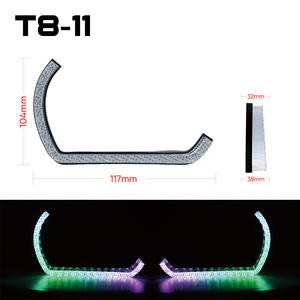 Nuevo Diseño <span class=keywords><strong>de</strong></span> Fábrica, Ojos <span class=keywords><strong>de</strong></span> Ángel <span class=keywords><strong>de</strong></span> Cristal Acrílico <span class=keywords><strong>de</strong></span> Alta Calidad, DRL para Automóviles, Retrofit <span class=keywords><strong>de</strong></span> <span class=keywords><strong>Faros</strong></span> Delanteros Bi-<span class=keywords><strong>LED</strong></span> para Toyota, BMW, Honda - Product Image 2