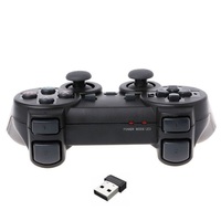 Lot de 2 manettes de jeu sans fil 2.4G, double manette avec récepteur USB pour PS3/PC/Android TV Box/manettes de jeu