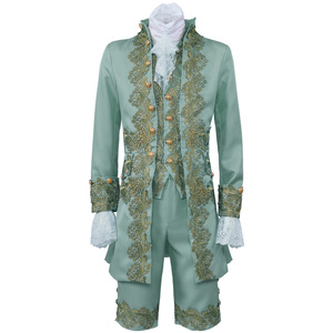 Nouvelle tenue d'Halloween pour homme, costume de roi ou de prince médiéval victorien vintage, veste, gilet, manteau, tenue de scène, de théâtre ou de cosplay - Product Image 2