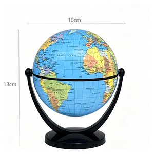 Mini Globo Terráqueo <span class=keywords><strong>de</strong></span> 10 cm, <span class=keywords><strong>Mapa</strong></span> <span class=keywords><strong>de</strong></span> PVC Azul, Base Giratoria <span class=keywords><strong>de</strong></span> ABS, Educativo, para Escritorio, en Caja <span class=keywords><strong>de</strong></span> Regalo Pequeña para Estudiantes y Niños - Product Image 5