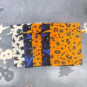 Bolsa de Almacenamiento para Dulces de Halloween, Personalizable al por Mayor, de 15*20cm, Tres Colores, Reciclable, con Doble Costura y Diseño de Hongo - Product Image 4