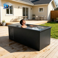 Baignoire de récupération portable pour bain de glace et bain froid, idéale pour les séances d'entraînement sportif en extérieur