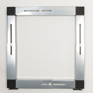 Inox Carré Argenté Appareil Rouleaux De Roue pour La Maison-Chariot pour la Cuisine - Product Image 2