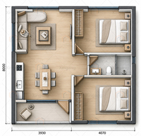 Maisons préfabriquées de luxe, toit à pignon irrégulier, construction modulaire, cabane de villégiature en kit, mini-maison, villa de luxe, usage hôtelier