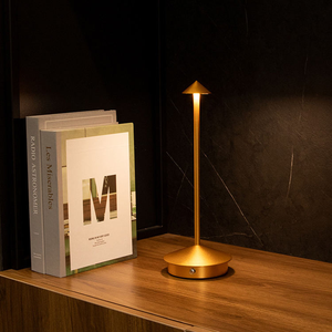 शैली होटल टेबल लैंप आधुनिक डिजाइन टेबल लाइट यूएसबी रिचार्जेबल वायरलेस बैटरी संचालित कॉर्डलेस फोटोग्राफिक प्रकाश - Product Image 6