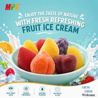 MPS Frambuesas congeladas en chocolate blanco y oscuro a granel Suministro OEM Premium Berry Chocolate Helado Snacks