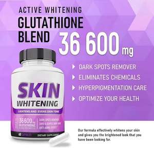 OEM Direktvertrieb 36600mg Glutathion-Kapseln Aufhellendes und Anti-Aging-Nahrungsergänzungsmittel mit Vitamin C und Kollagen für Erwachsene - Product Image 2