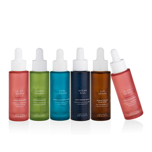 Sang Trọng Mỹ Phẩm Argan Dầu Dropper Chai 1Oz 30Ml 2Oz 60Ml Đỏ Frosted Dày Thủy Tinh Huyết Thanh Chai Với Trắng Nhỏ Giọt - Product Image 2