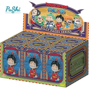100% Originale Top Toy ONE PIECE Serie Silly Faces Blind Box Ornamento Trendy Regalo Statuetta Anime Scatola Misteriosa - Product Image 1