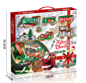 <span class=keywords><strong>Tren</strong></span> Eléctrico Navideño <span class=keywords><strong>para</strong></span> Decorar al Rededor <span class=keywords><strong>del</strong></span> Árbol, con Humo, Luces y Música, Juguete de Regalo de Navidad 6606B - Product Image 1