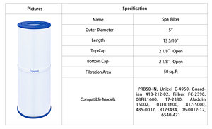 <span class=keywords><strong>Cartouche</strong></span> filtrante remplaçable <span class=keywords><strong>Hayward</strong></span> pour <span class=keywords><strong>piscine</strong></span> et spa Hot Tub - Product Image 5