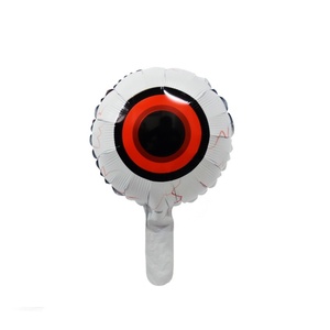 Palloncini in Foil Mini Portatili a Tema Halloween: Teschio, Fantasma, Occhio, Mano Insanguinata per Feste di Halloween e Oggetti di Scena Fotografici per Bambini - Product Image 4