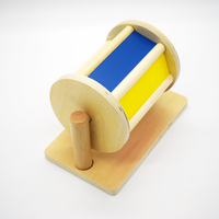 Jouet sensoriel pour bébé avec miroir, tambour tournant Montessori, pour les tout-petits
