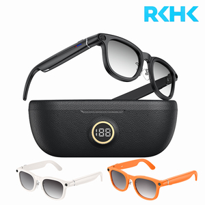 Gafas Inteligentes con Asistente de Voz IA, Cámara, Audio BT, Traducción Inalámbrica de Oído Abierto, <span class=keywords><strong>Dispositivo</strong></span> Inteligente Portátil - Product Image 1