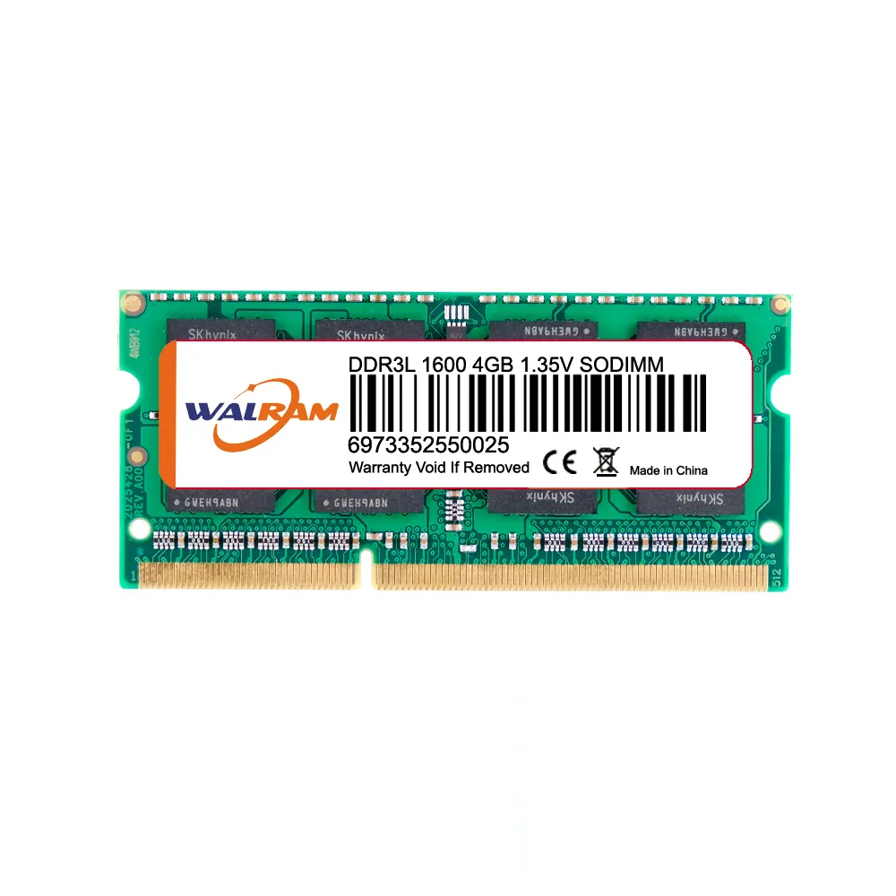 WALRAM Memoria Ram DDR3 DDR3L 4GB 8GB 16GB 32GB 1333 1600 1866 Sodimm RAMS