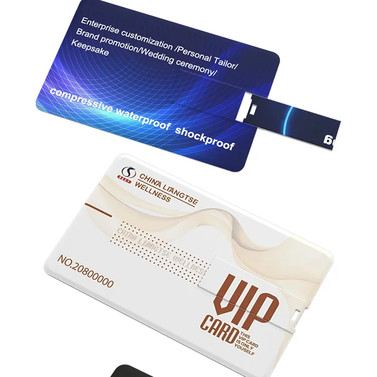 Individuelles Kreditkarten-USB-Flash-Drive Unternehmensgeschenk Werbe 2.0 3.0 Visitenkarte Usb-Stick-Pen-Laufwerk 8 GB 64 GB 128 GB Pendrive