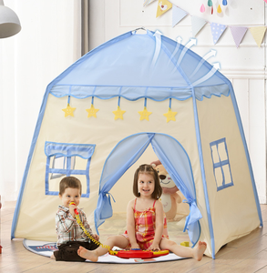 Tente de jeu pliable pour enfants en forme de château, grande taille, en tissu doux, pour chambre de bébé - Product Image 3