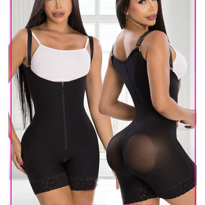 <span class=keywords><strong>Faja</strong></span> Corta <span class=keywords><strong>Invisible</strong></span> al por Mayor, Moldeadora Viral para Mujer, Control de Abdomen, <span class=keywords><strong>Faja</strong></span> Colombiana SIN COSTURAS, Bodysuit - Product Image 1
