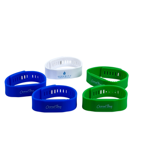 Bracelet NFC programmable GSC à prix d'usine, 860-960 MHz, étiquette passive, bracelet RFID en silicone personnalisable pour systèmes de paiement - Product Image 5