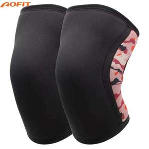 Genouillère de compression antidérapante professionnelle AOFIT, genouillères de sport, soutien du genou - Product Image 4