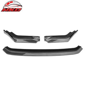 Front Bumper Lip Fits For Civic FL5 2023-2025 Type R Hatchback AK ABS Carbon Fiber Print High Quality Auto <b>Parts</b> Body Kit - Product Image 6