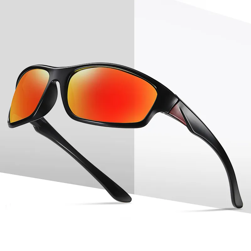 Wholesales New Arrival Sports Sunglasses Men Polarized Glasses Cycling Eyewear TR90 Frame Outdoor Eyewear UV400
