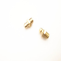 Conectores de Grasa de Cobre Estilo Imperial: Boquillas Rectas y Curvas, Copas de Aceite, Conexión Macho, Cabeza Hexagonal, Rosca NPT 1/16" 1/4" 3/8"