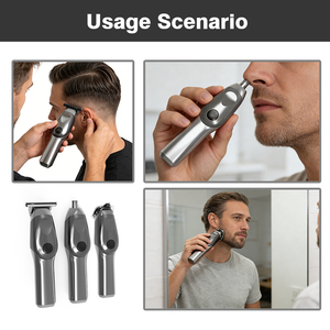 Afeitadora Eléctrica Multifuncional 3 en 1 Gabriel Wholesale para Hombre, Recortadora de Patillas y Vello Nasal, para el Hogar, Viajes o Hotel - Product Image 5