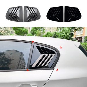 Car Window Louver Trim Carbon Fiber Texture ABS Adhesive For BMW 1 Series E87 2005-2011 Exterior Modification - Product Image 1