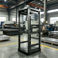 Estructura de Rack de Acero Laminado en Frío SPCC Personalizada, Soldada, con Precisión de ±0.1mm para Gabinetes de Servidores de Centro de Datos de 19 Pulgadas