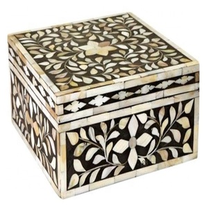 Gran oferta, caja de incrustaciones de madera y hueso, joyería de alta calidad y la mejor combinación de colores, caja de joyería con incrustaciones de hueso a precio barato - Product Image 5