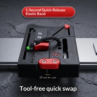Boxfold Enhanced Quick-Change ABS Material Rubber Band Magic Pivot Folding Card-Style Slingshot Extended Magazine Radish Knife