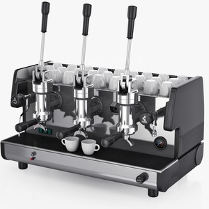 Cafetera Profesional, Cafetera Espresso Comercial Semiautomática de Tres Grupos - Product Image 1