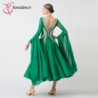 B-23009 personnalisé nouvelle robe de danse de salon standard international robes de danse de salon en soie perlée de haute qualité à vendre
