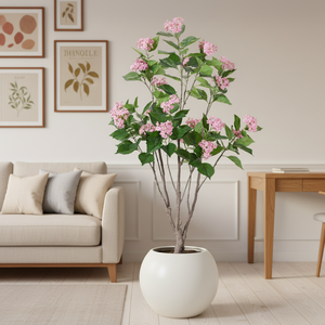 Plantes Artificielles en Pot Hydrangea Effet Naturel pour Décoration de Bureau, Jardin et Maison - Plantes de Jungle Artificielles - Product Image 1