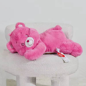Sleeping Bear Plush <b>Pillow</b>, <b>Cute</b> Bear Stuffed Toy, Suitable for Home Decoration and Holiday Gifts - Product Image 6