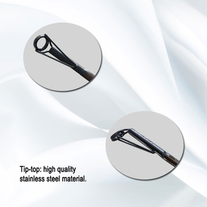 คันเบ็ดตกปลาแบบกำหนดเองได้ ทำจากอีพ็อกซี่กลาส แข็งแรงทนทาน แอคชั่นปานกลาง พร้อมด้ามจับ <span class=keywords><strong>EVA</strong></span> สำหรับตกปลาดุก ใช้ได้ในทะเลสาบ ลำธาร แม่น้ำ - Product Image 2