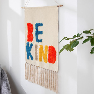Bohème <span class=keywords><strong>Vintage</strong></span> esthétique macramé coton gland à la main tenture murale <span class=keywords><strong>tapisserie</strong></span> pour la maison salon Boho décor Art décoration - Product Image 5