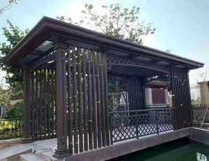 กระจกนิรภัยแบบเรือนกระจกกันน้ำเป็นมิตรกับสิ่งแวดล้อมทันสมัยผนังสองชั้นกรอบอลูมิเนียมสำหรับใช้อาบแดด4ฤดู - Product Image 2