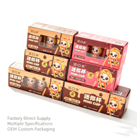 Bâtonnets de biscuits à tremper, crème chocolatée sucrée, deux compartiments, 10g, mini, 3 packs, 4 packs, plateau, présentoir suspendu, Halal, usine