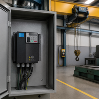 Variateur de fréquence (VFD) pour grue CS300-4T11GB 11kW 15HP, triphasé 380V, contrôle vectoriel en boucle ouverte, avec unité de freinage intégrée pour palan d'entrepôt