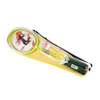 Raquette de badminton à prix avantageux, vente chaude, raquette de badminton légère en alliage de fer pour les amateurs