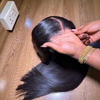 Parrucche con coulisse capelli umani parrucca frontale in pizzo 9x6 HD senza colla C parte Raw indiano har 13x6 HD parrucche frontali in pizzo per donne nere